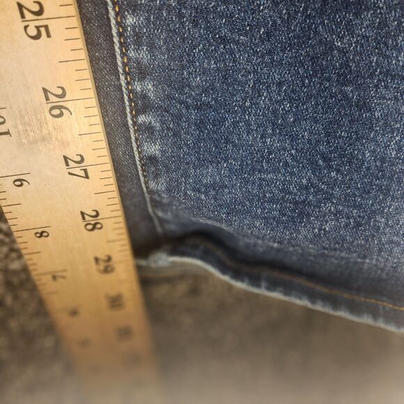 Lane Bryant 28 Women's Plus denim High-rise Girlfriend Straight Jeans - Picture 6 of 9